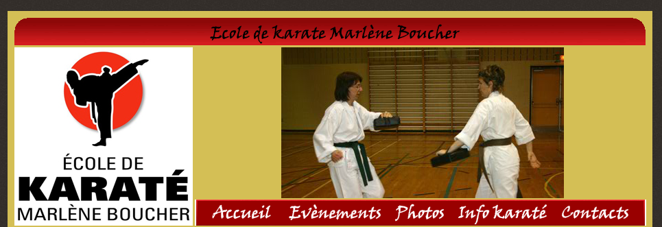 École de Karaté Marlène Boucher en Ligne 