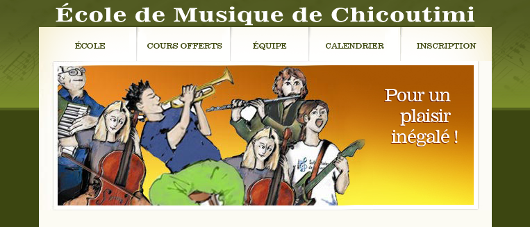 École de Musique de Chicoutimi en Ligne 