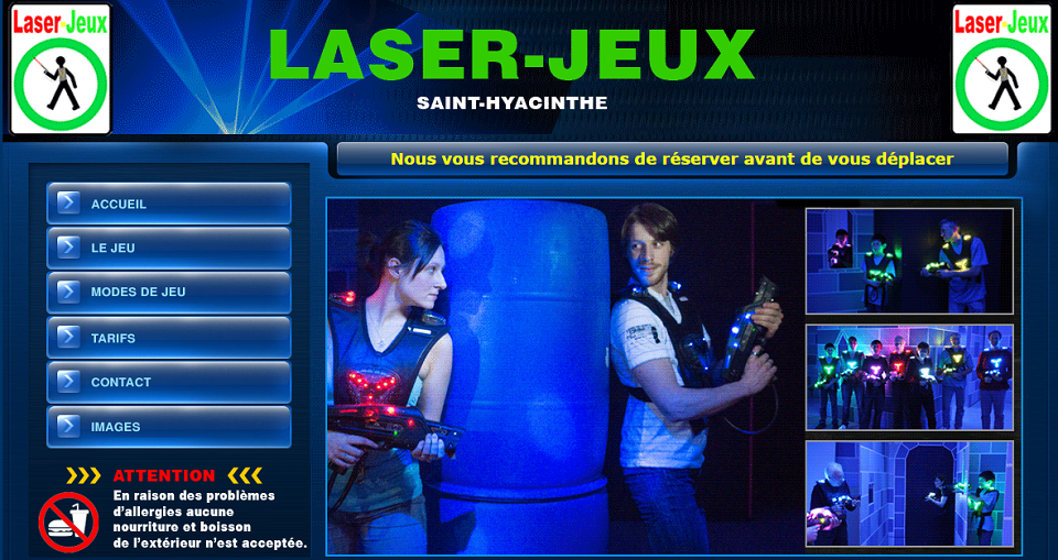 Laser-Jeux Saint-Hyacinthe en Ligne 