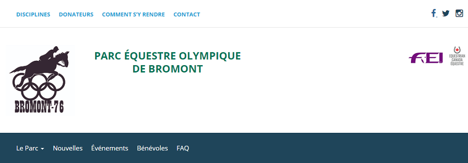 Parc Équestre Olympique de Bromont en Ligne 