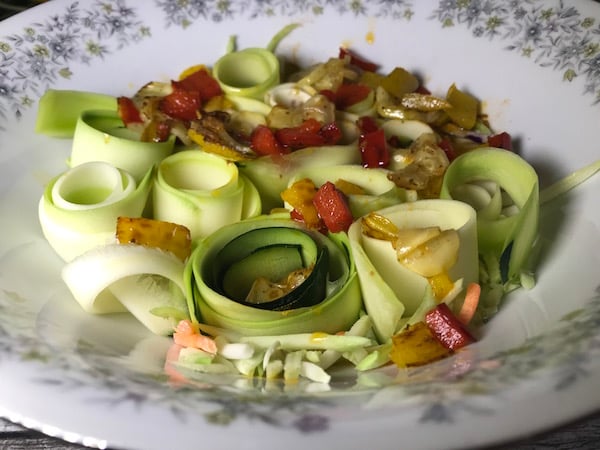Salade de Zucchinis et Légumes Rôtis 9