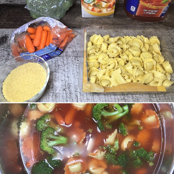 Soupe Tortellinis Légumes et Tomates 11
