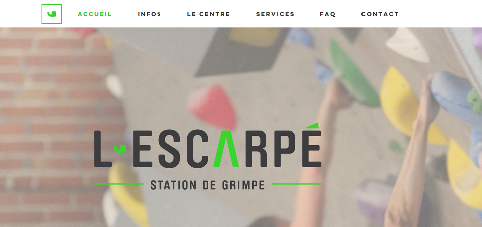 Station de Grimpe L'Escarpé en Ligne 
